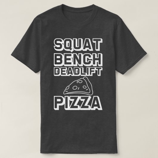 スクワットBench Deadlift Pizza -- Premium 30275275 Tシャツ (デザイン正面)