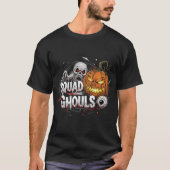 スクワッドグールズゴシックホラーハロウィーン Tシャツ (正面)
