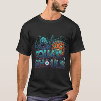 スクワッドゴウル水中ハロウィンホラー Tシャツ