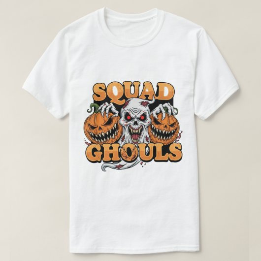 スクワッドゴールハロウィーン Tシャツ (デザイン正面)