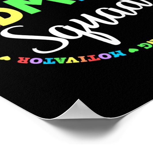 スクワッドスクールアシスタントのクルー管理者 ポスター (角)