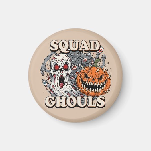 スクワッド・グウル不気味ズ – ハロウィーン磁石 マグネット (正面)