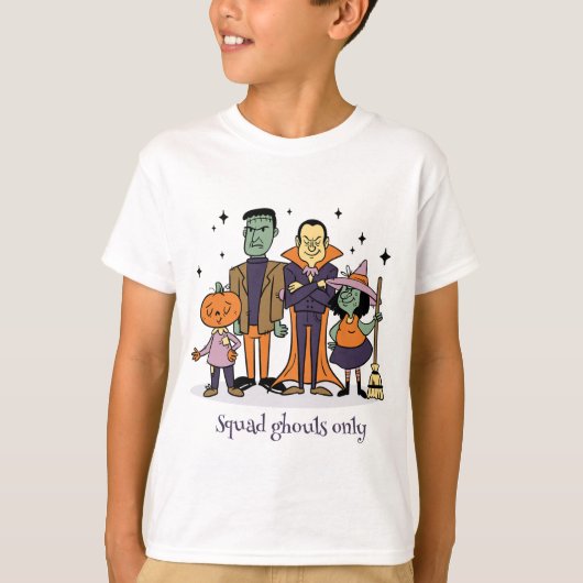 スクワッド・グールズ・オンリー ハロウィン キッズTシャツ Tシャツ (正面)