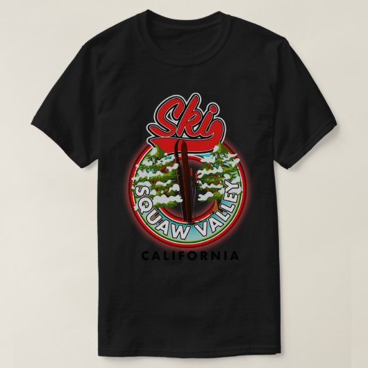 スクワバレーカリフォルニア Tシャツ (デザイン正面)