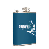 スクワバレースキーリゾートスキーヤー フラスク (右)