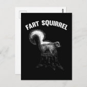 スクンクおもしろいジョークスリスパン ポストカード (正面/裏面)