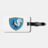 スクンクエレガントエンブレムワイルドライフインスパイアレスト ラゲッジタグ (裏面横)