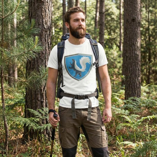 スクンクエレガントエンブレムワイルドライフインスパイアレスト Tシャツ