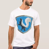 スクンクエレガントエンブレムワイルドライフインスパイアレスト Tシャツ (正面)