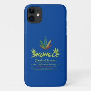 スクンクル定義ウィード喫煙アンクルストおもしろいナー iPhone 11 ケース