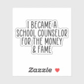 スクーおもしろいルカウンセラー、スクールカウンセラーへの贈物 シール (シート)