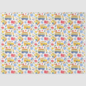 スクーおもしろいルバス碁新学期パターン 薄葉紙 (正面)