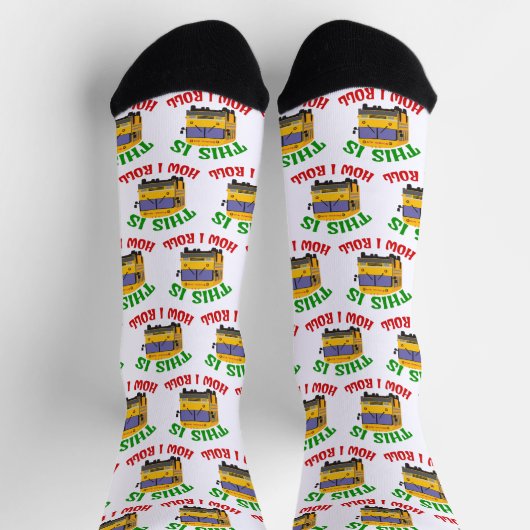 スクーおもしろいル・バス・ドライバーこの方法は転が ソックス (上部)