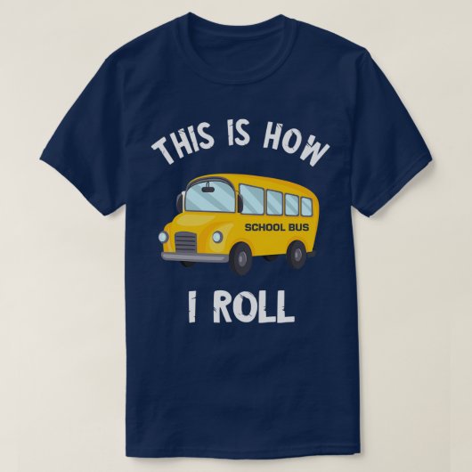 スクーおもしろいル・バス・ドライバーこ転がそ2 Tシャツ (デザイン正面)