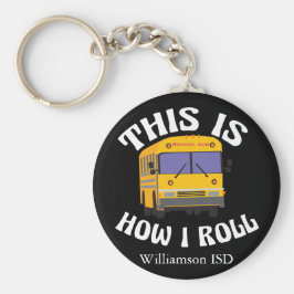 スクーおもしろいル・バス・ドライバー私の転がカスタム キーホルダー