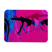 スクーのまわりにト – スタントスクーター マグネット (横)