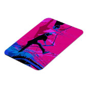 スクーのまわりにト – スタントスクーター マグネット (左側)