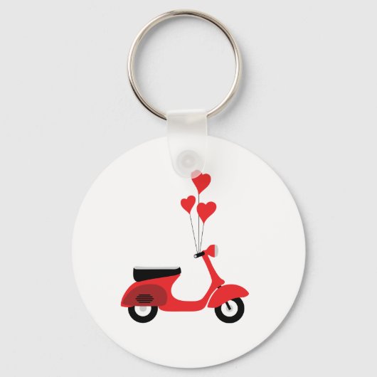 スクーイタリアンター キーホルダー (正面)