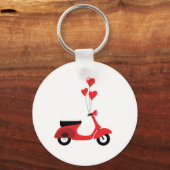 スクーイタリアンター キーホルダー (正面)