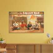 『スクーウ・マン』 – 平和劇場のパイプ キャンバスプリント (インサイチュ (リビング))