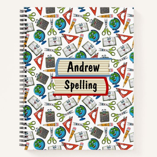 スクーカスタマイズルスパイラル手帳 ノートブック (正面)