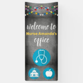 スクーカスタムルナースチャルクボードドアデコレーション 横断幕 (縦)