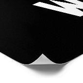 スクークールルバスドライバーのワードアート ポスター (角)