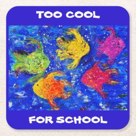 スクークールル・スクエア紙プレート スクエアペーパーコースター