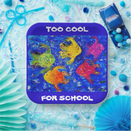 スクークールル・スクエア紙プレート ペーパープレート