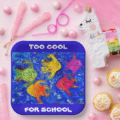 スクークールル・スクエア紙プレート ペーパープレート (パーティー)