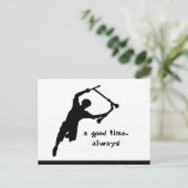 スクータやる気を起こさせるー引用文グッドタイム ポストカード (スタンド正面)