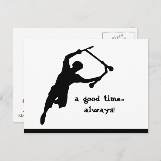 スクータやる気を起こさせるー引用文グッドタイム ポストカード (正面/裏面)