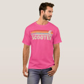 スクーターで人生はもっと楽しくなる Escooter 電動スクーター Tシャツ (正面フル)