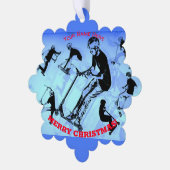 スクーターについてのすべて – スクーターのライダー オーナメントカード (左)