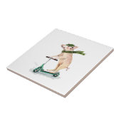 スクーターにピギーを乗せる タイル (側面)