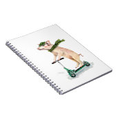 スクーターにピギーを乗せる ノートブック (右側)