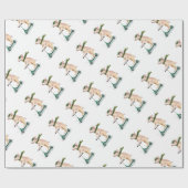 スクーターにピギーを乗せる ラッピングペーパー (フラット)