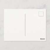 スクーターに乗った女の子 ポストカード (裏面)