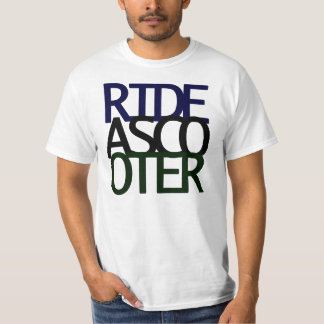 スクーターに乗って下さい! Tシャツ