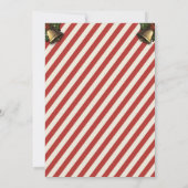 スクーターに乗るサンタクロース 招待状 (裏面)