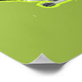 スクーターに乗る牛 ポスター (角)