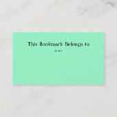 スクーターのしおりの名刺 名刺 (裏面)