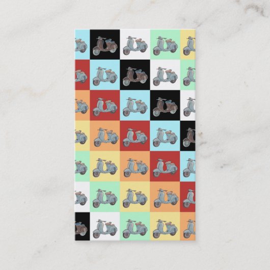 スクーターのしおりの名刺 名刺 (正面)