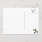 スクーターのカエル ポストカード (裏面)