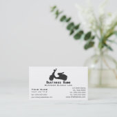 スクーターのシルエットの名刺 名刺 (スタンド正面)