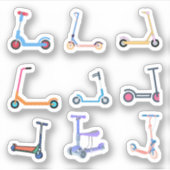 スクーターのシール シール (正面)