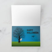 スクーターのハロウィンカード カード (内部)