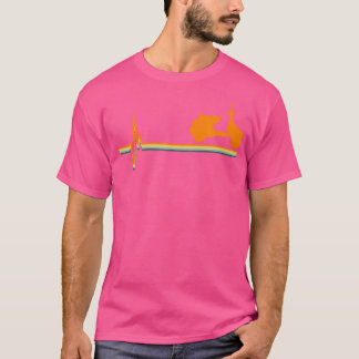 スクーターのハートビートのスローバック Tシャツ