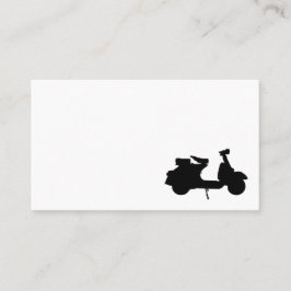 スクーターのバイクのモーターバイク配達運転者のライダー 名刺