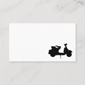 スクーターのバイクのモーターバイク配達運転者のライダー 名刺